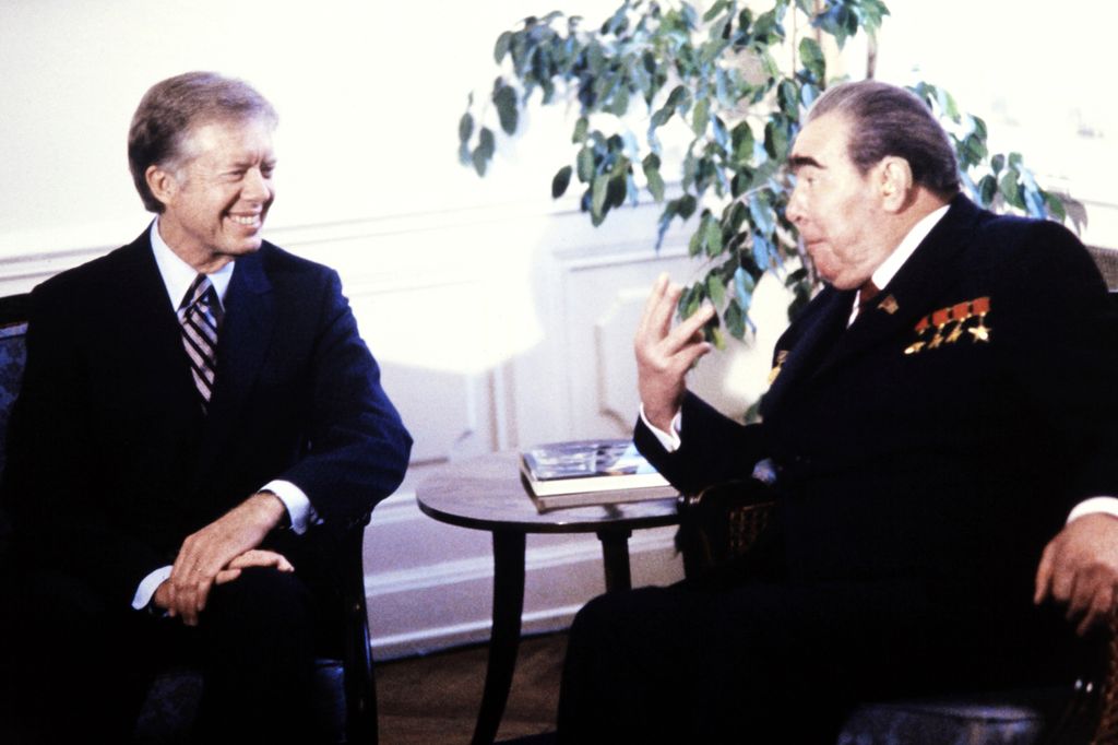 Jimmy Carter con Beznev