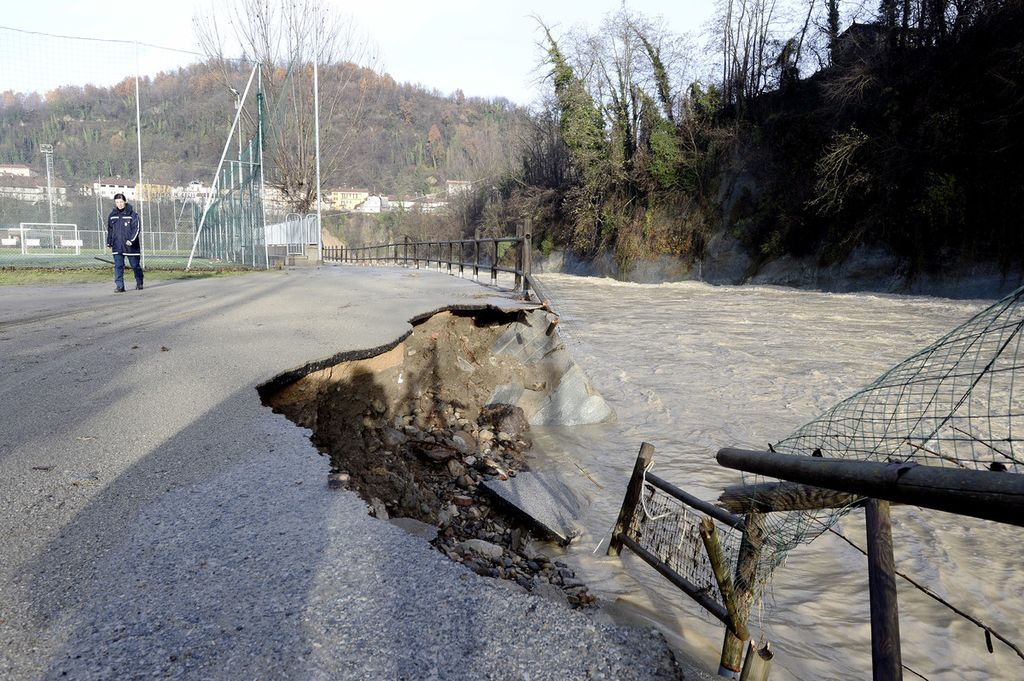 Alluvione nel cuneese