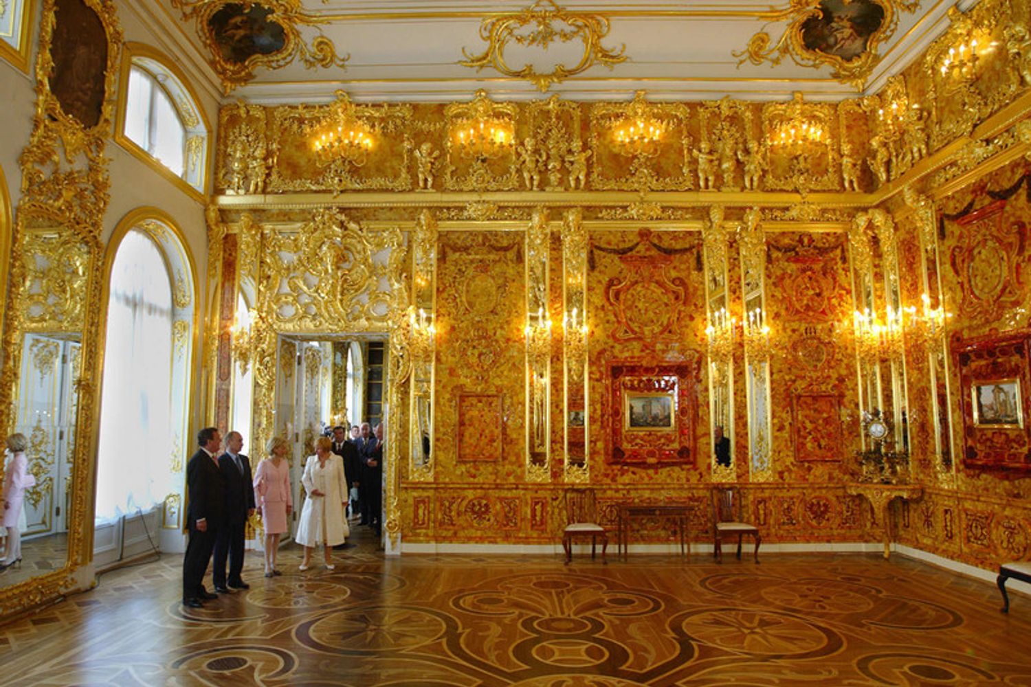 La Camera d'Ambra a San Pietroburgo