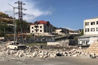 Stepanakert, capitale dell'enclave separatista