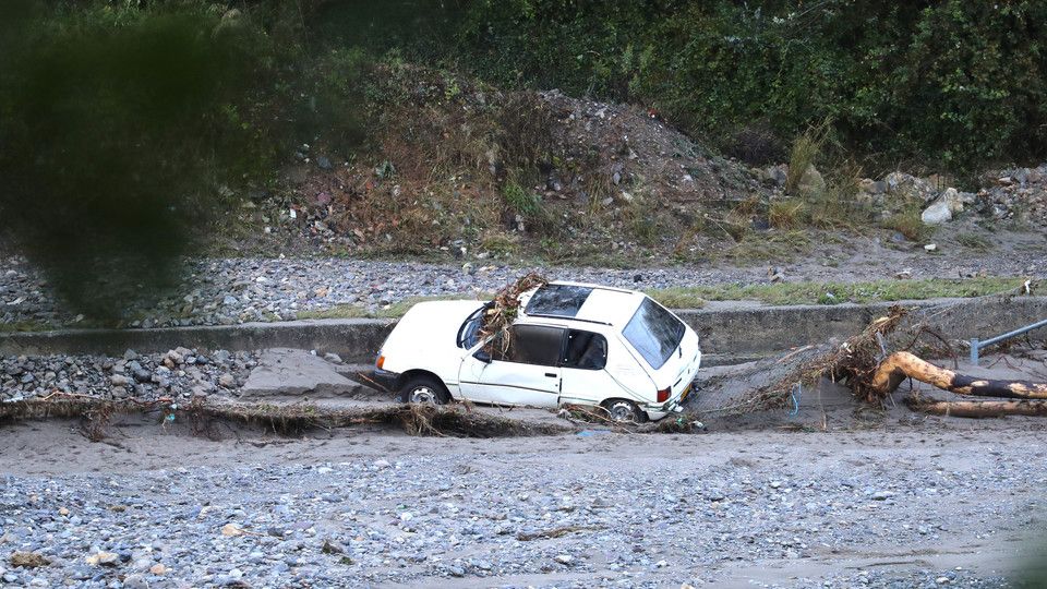 I danni fatti dal maltempo sulle Alpi Marittime francesi