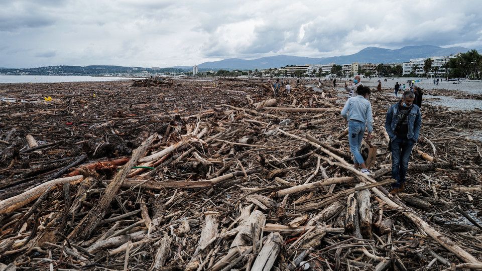 I danni fatti dal maltempo sulle Alpi Marittime francesi