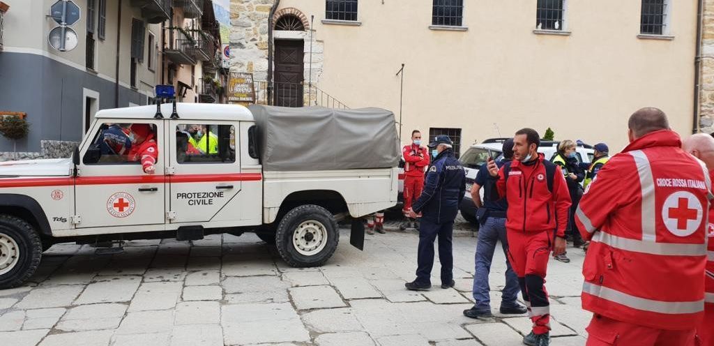I soccorritori per il maltempo nel Cuneese&nbsp;