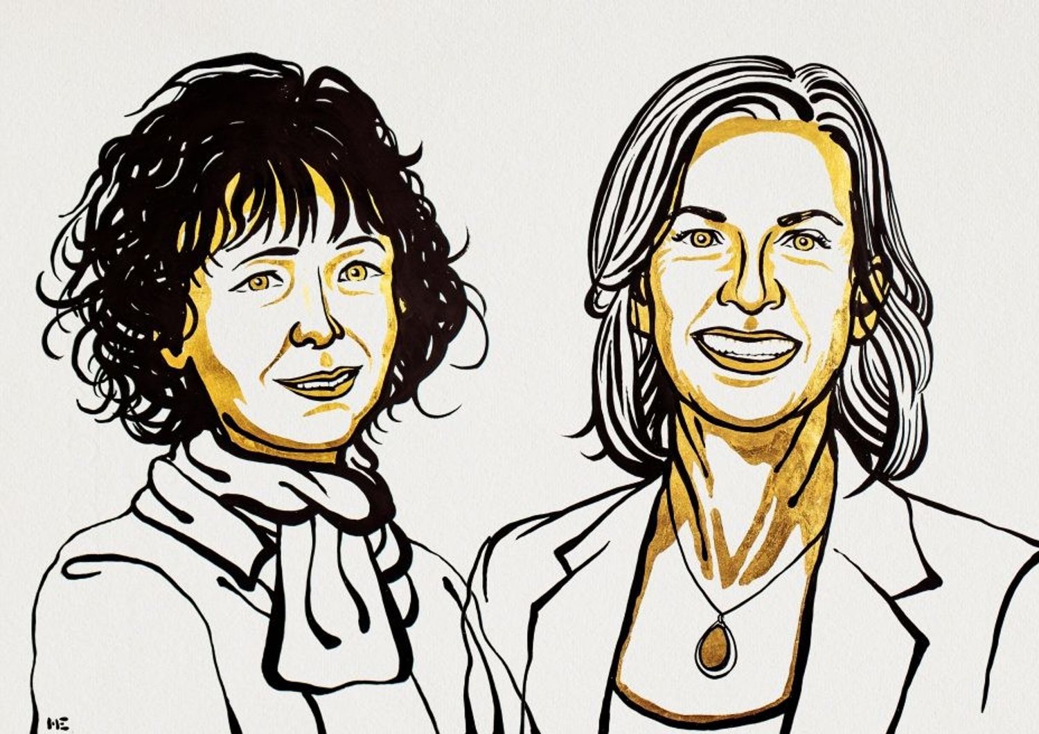 &nbsp;Nobel Chimica 2020.&nbsp;Emmanuelle Charpentier e Jennifer A. Doudna