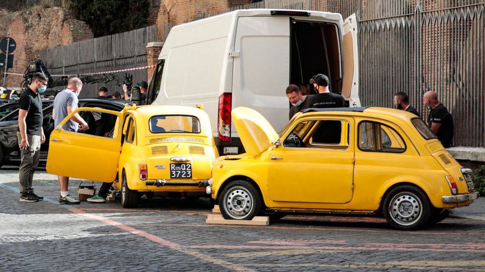 Il set romano di Mission Impossible