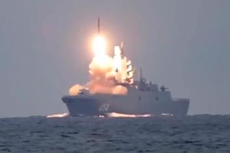 Il test del missile Zirkon lanciato dalla fregata Ammiraglio&nbsp;Gorshkov&nbsp;