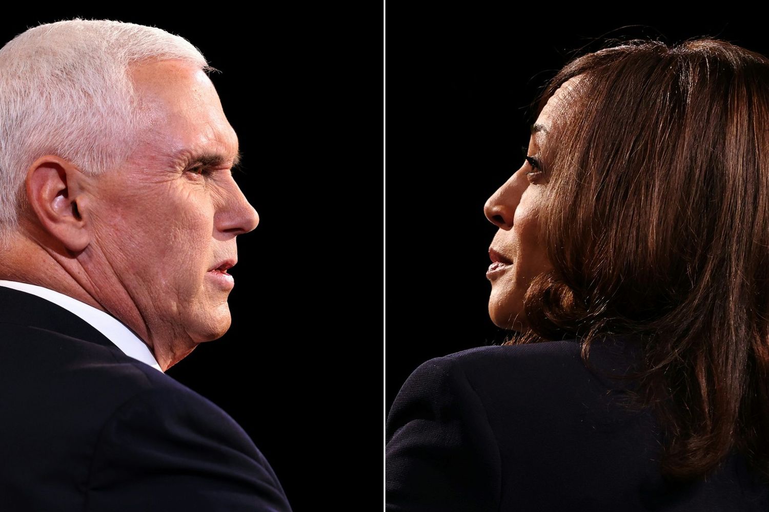 Mike Pence e Kamala Harris