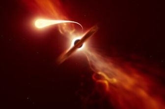 Un buco nero supermassiccio divora una stella riducendola in spaghetti