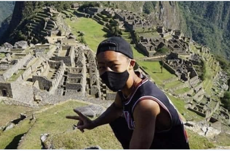 Jesse&nbsp;Katayama a Machu Picchu