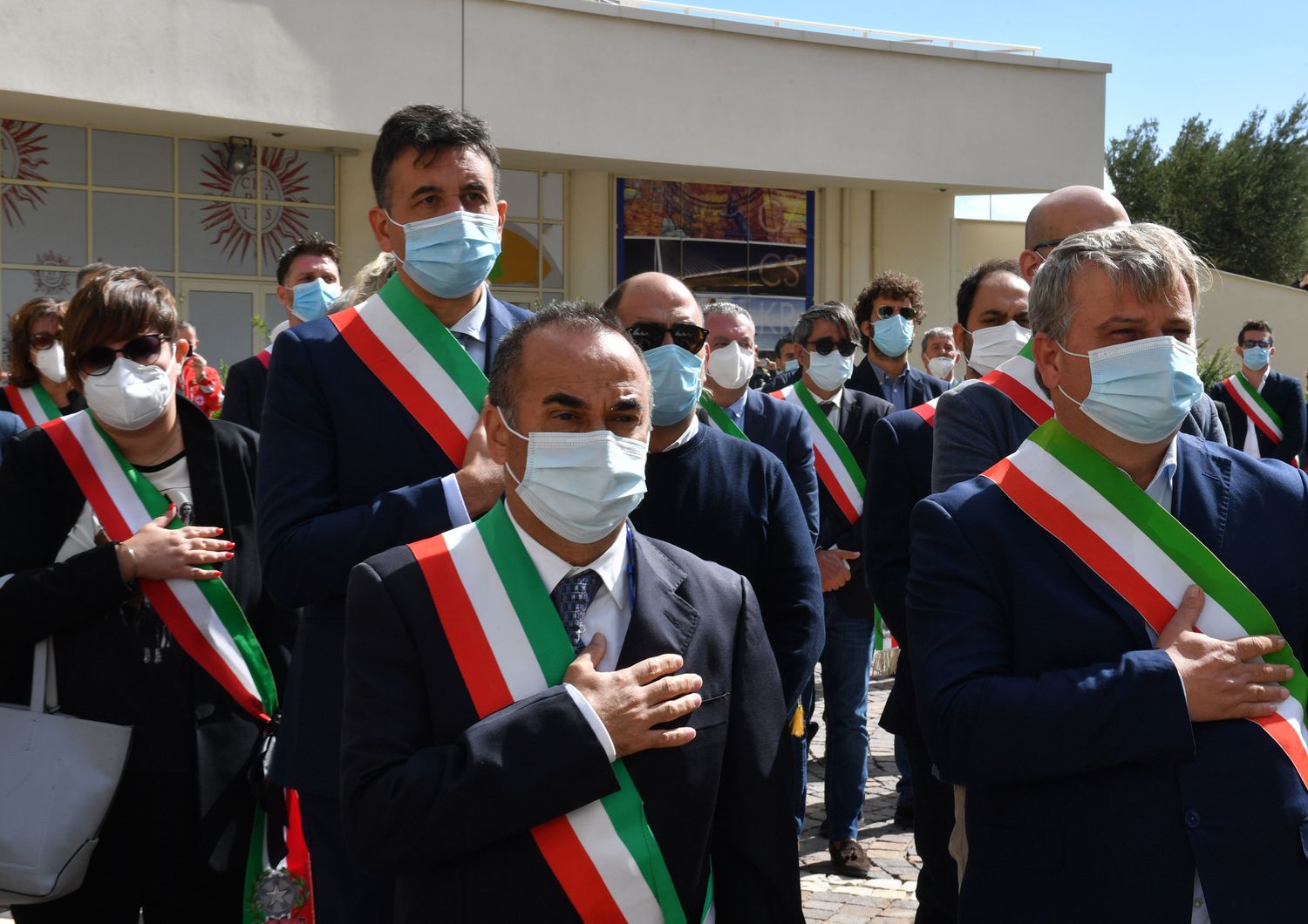 I sindaci della Calabria ai funerali di Jole Satelli
