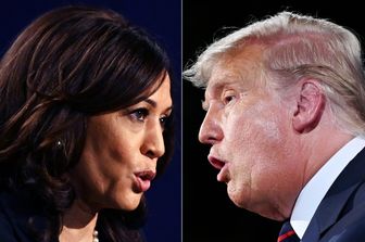 Donald Trump e Kamala Harris