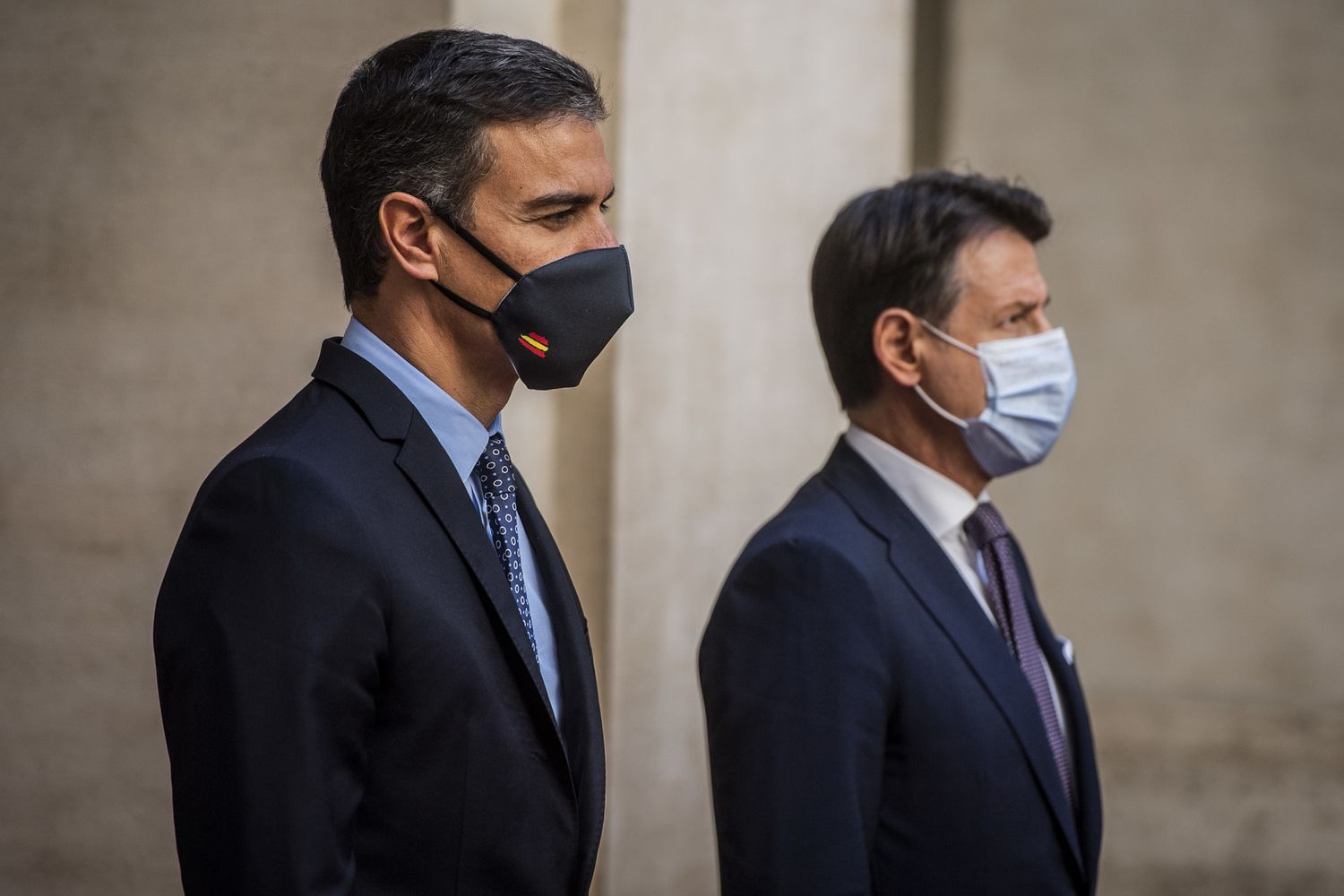 Pedro Sanchez Giuseppe Conte