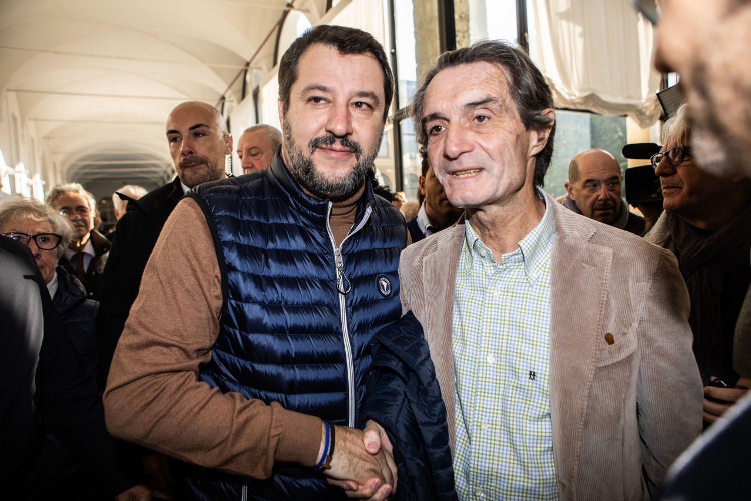 Matteo Salvini Attilio Fontana