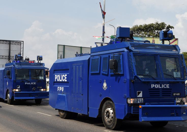La polizia ghanese