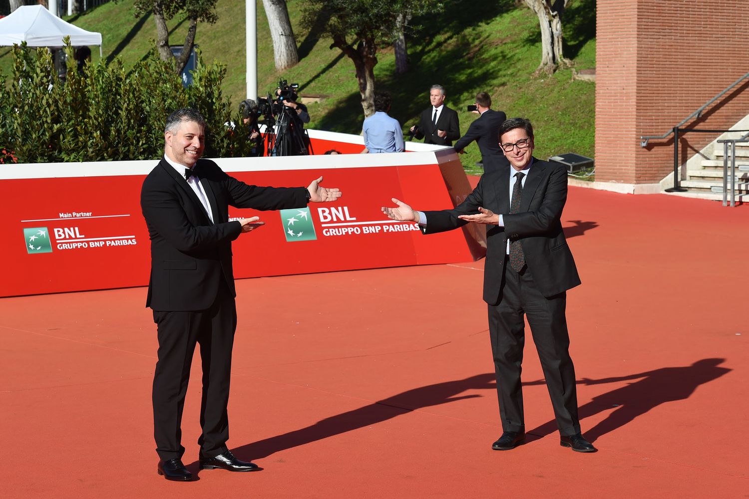 Il regista Evgeny Afineevsky e Antonio Monda alla Festa del Cinema di Roma 2020