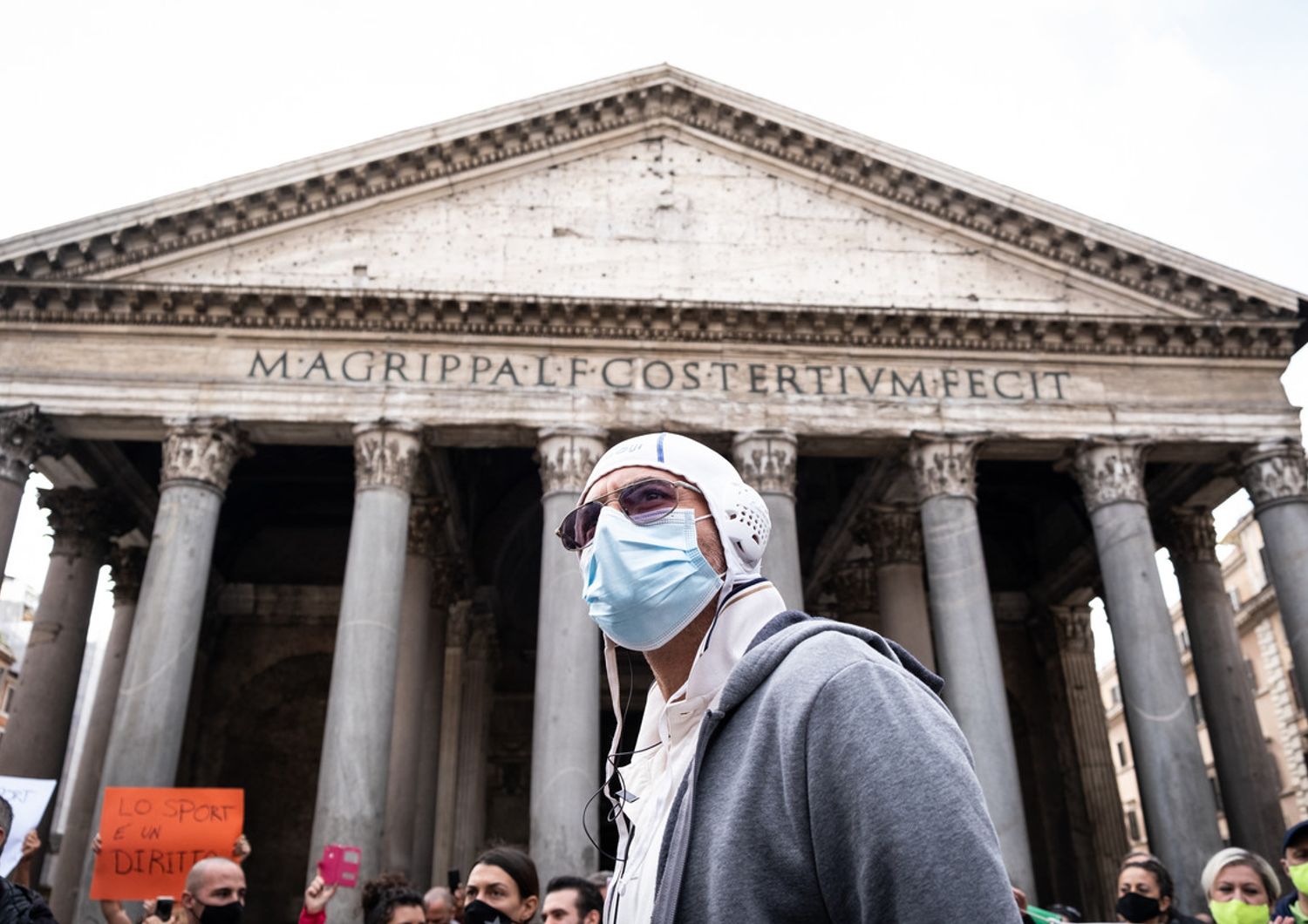 Covid, manifestazioni Roma