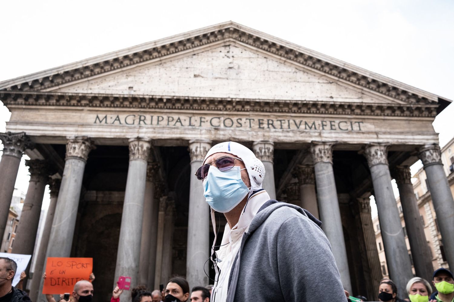 Covid, manifestazioni Roma