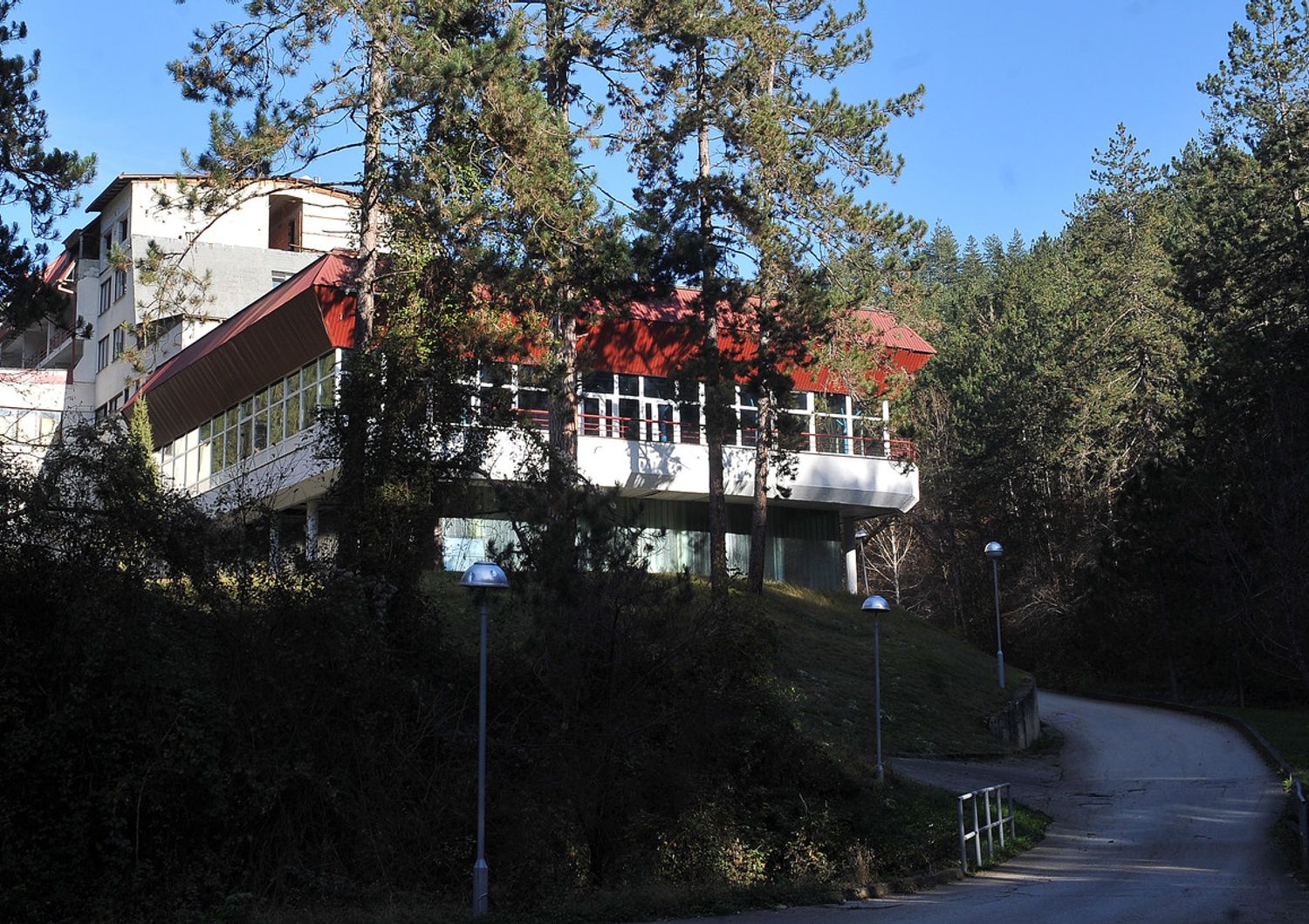 L'hotel Vilina Vlas nei pressi della citt&agrave; di Visegrad, nella regione serba della Bosnia-Erzegovina