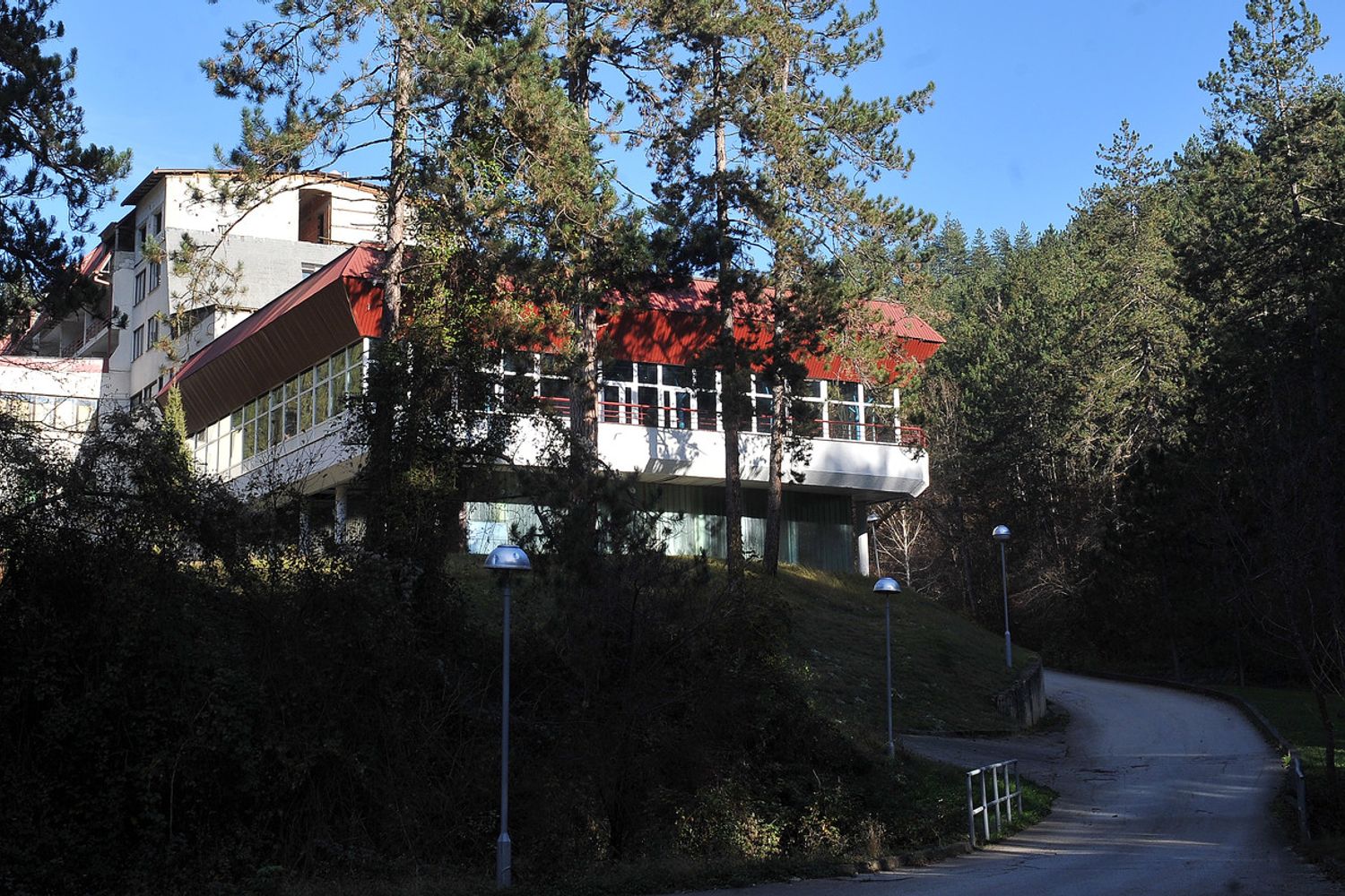 L'hotel Vilina Vlas nei pressi della citt&agrave; di Visegrad, nella regione serba della Bosnia-Erzegovina