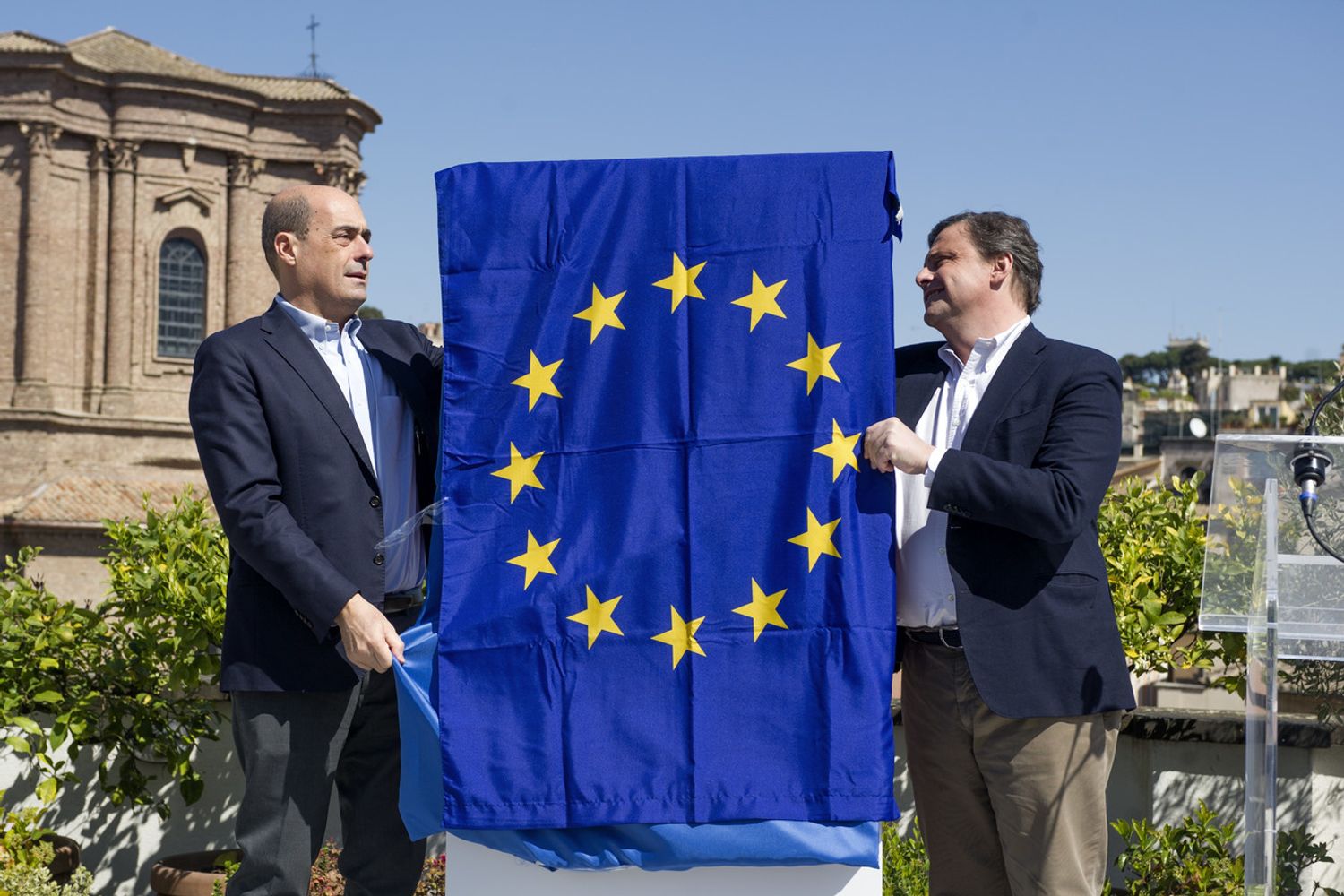 Nicola Zingaretti e Carlo Calenda