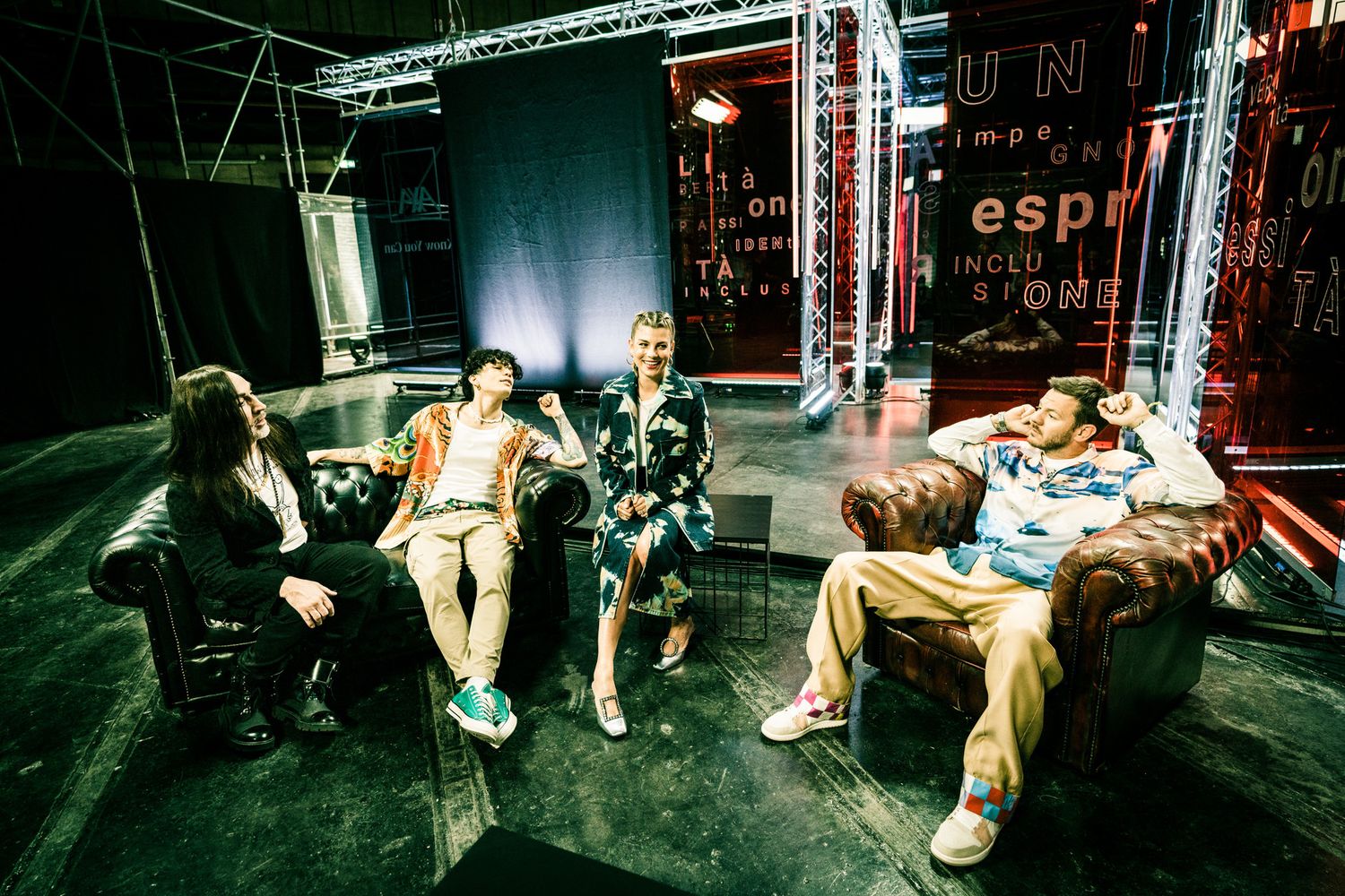 I giudici del talent show Emma Marrone, Manuel Agnelli, Hell Raton&nbsp;