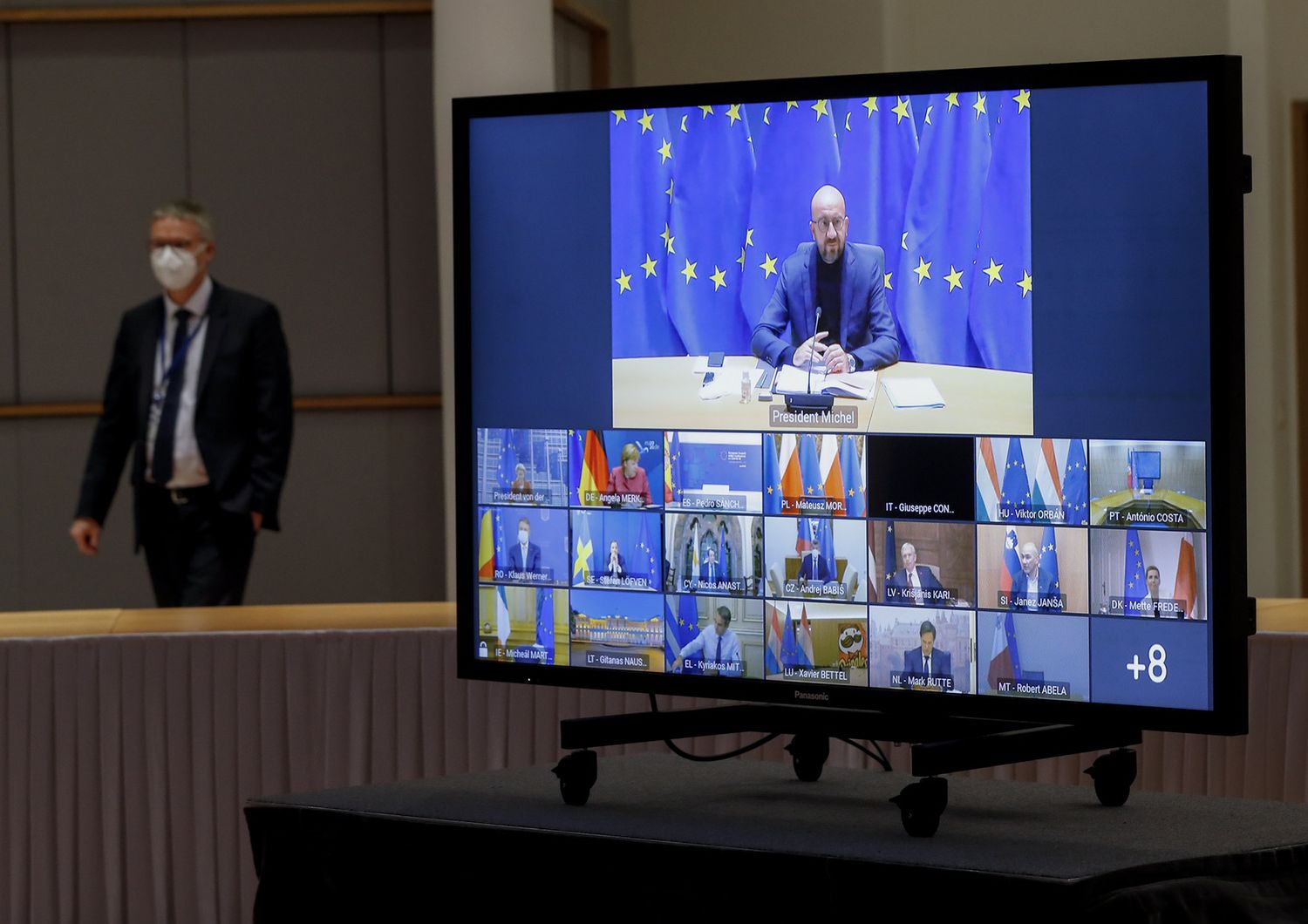 Vertice Ue in videoconferenza