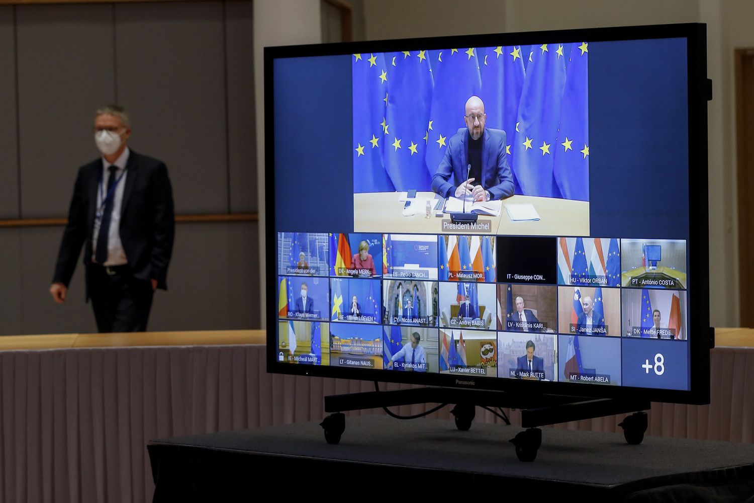 Vertice Ue in videoconferenza