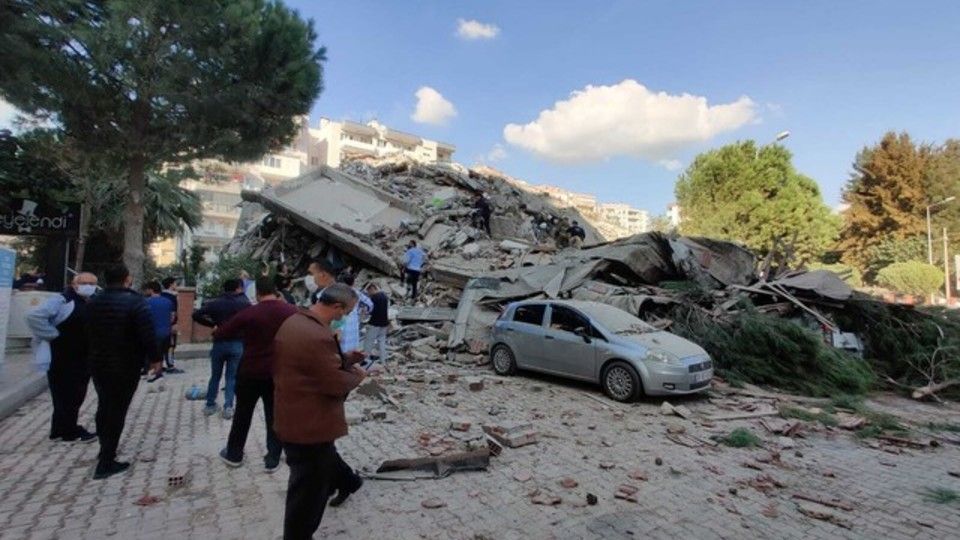 I danni del terremoto a Smirne&nbsp;
