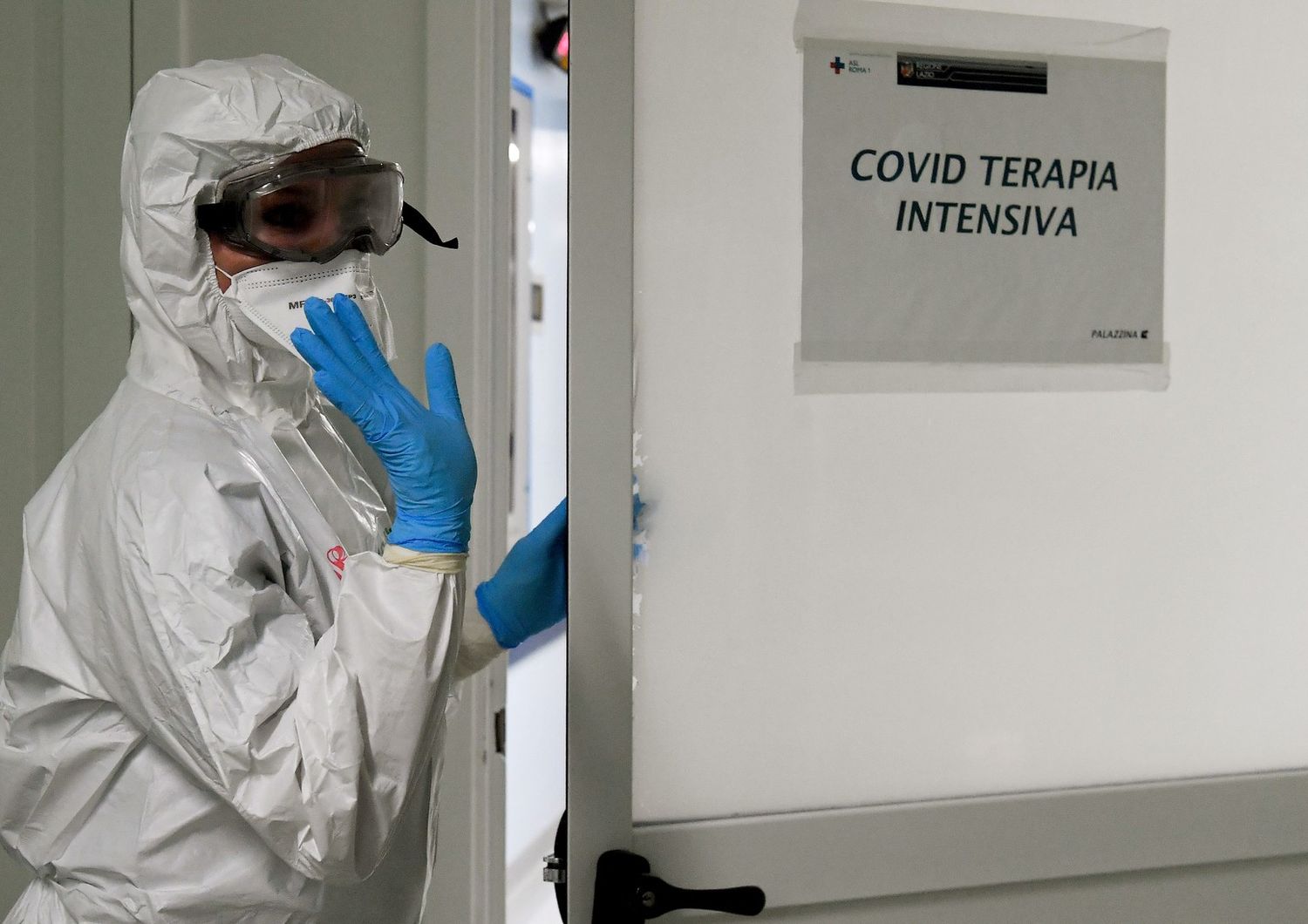 Covid: reparto terapia intensiva, Ospedale Roma