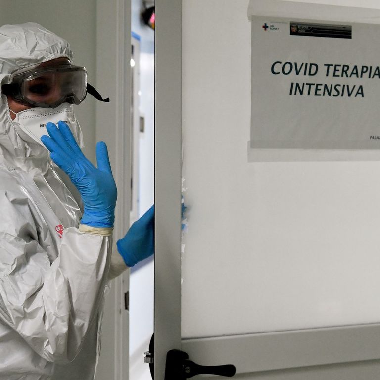 Covid: reparto terapia intensiva, Ospedale Roma