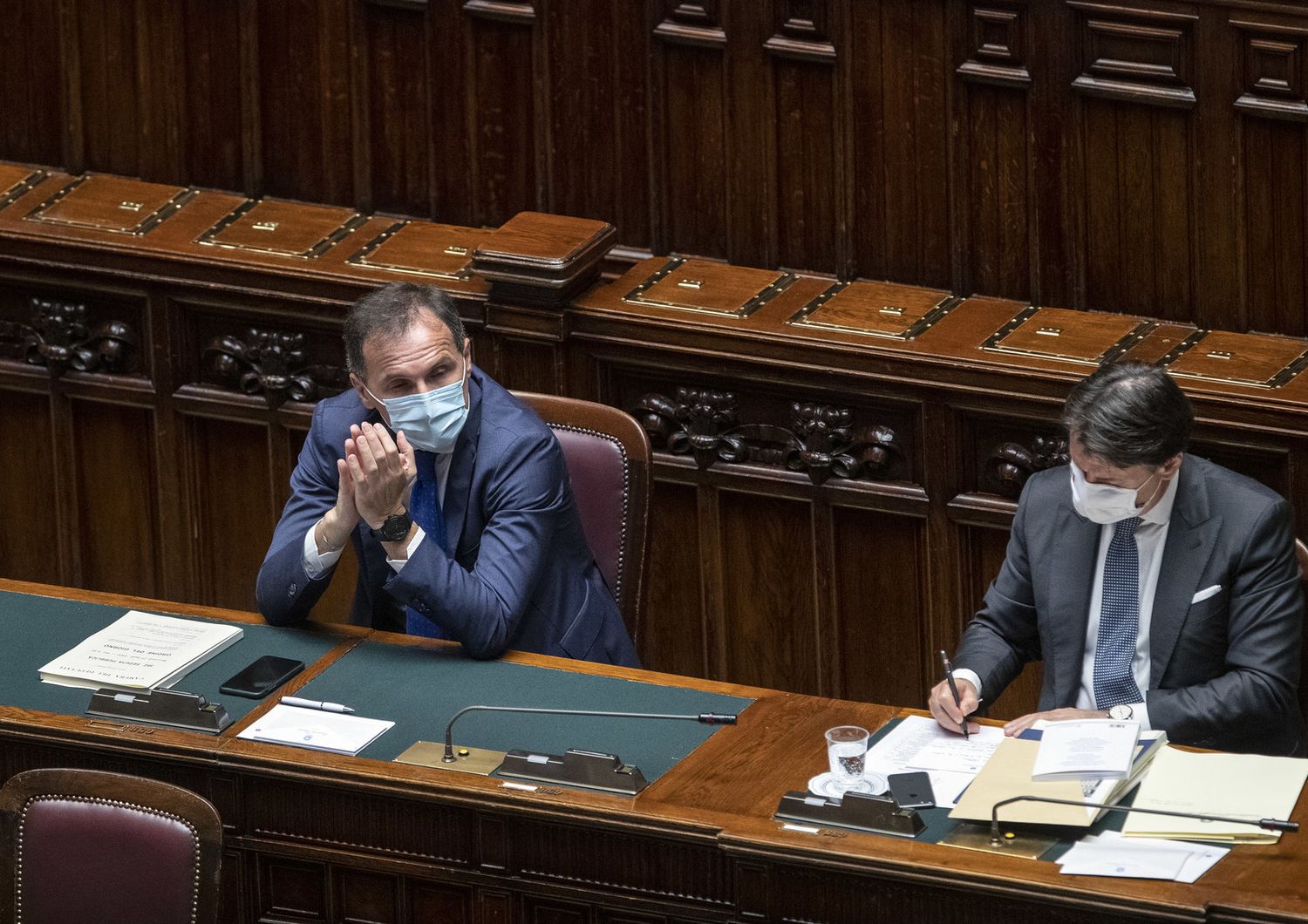 Francesco Boccia e Giuseppe Conte