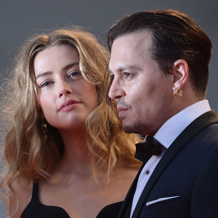 Johnny Depp e&nbsp;Amber&nbsp;Heard