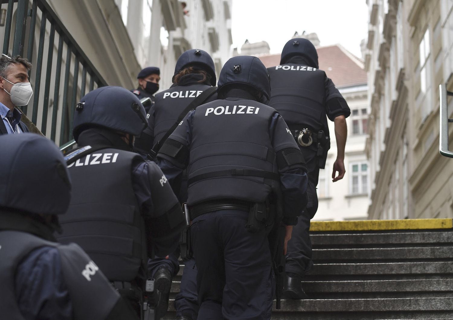 Pattugliamento della polizia a Vienna