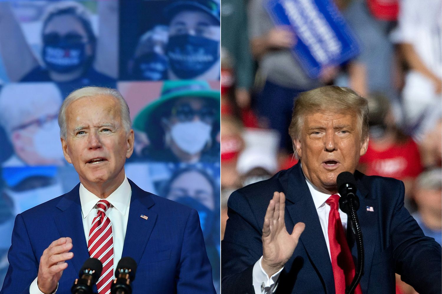 Biden, Trump
