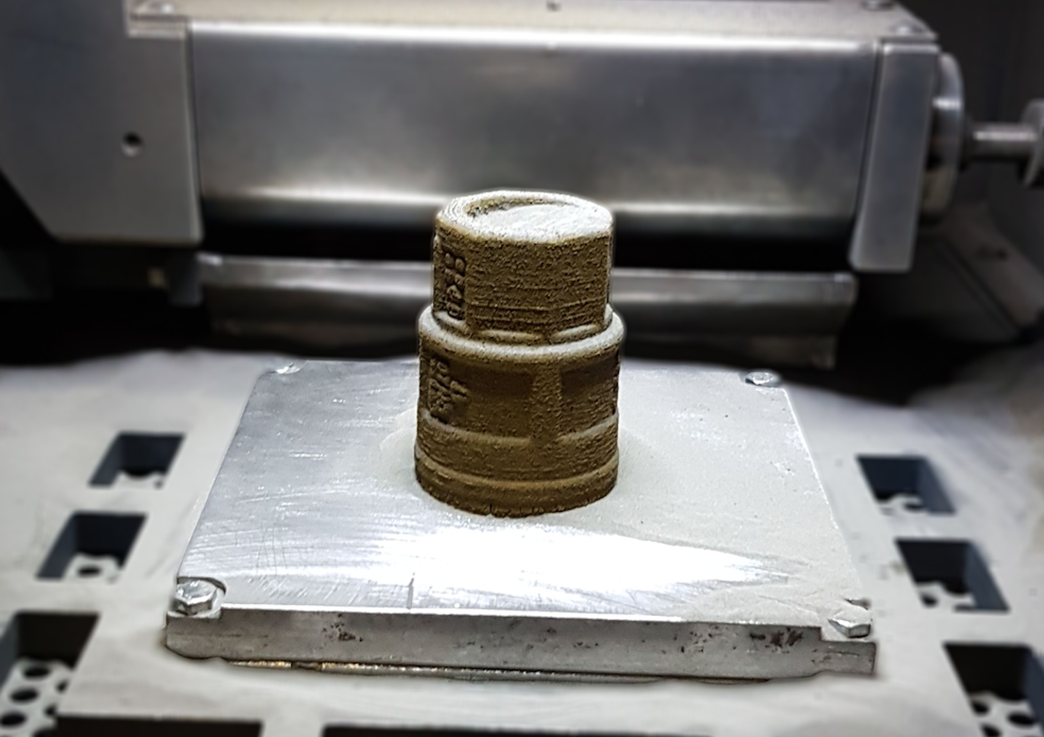 Un pezzo prodotto con la stampante 3DBRASS