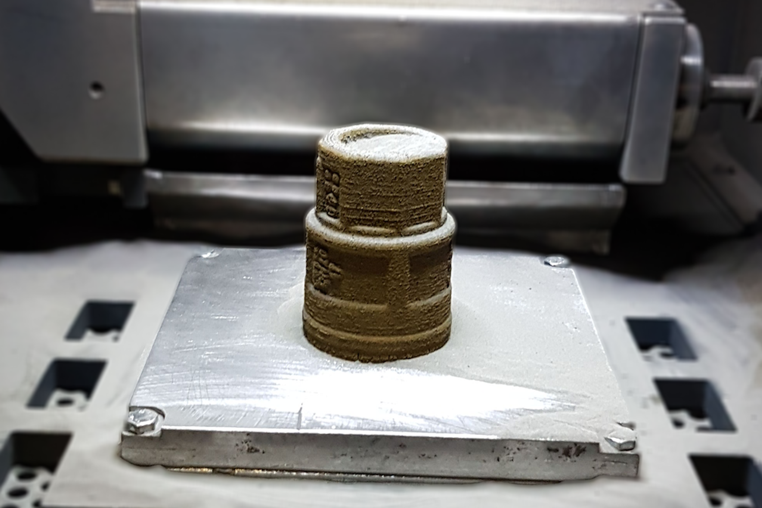 Un pezzo prodotto con la stampante 3DBRASS
