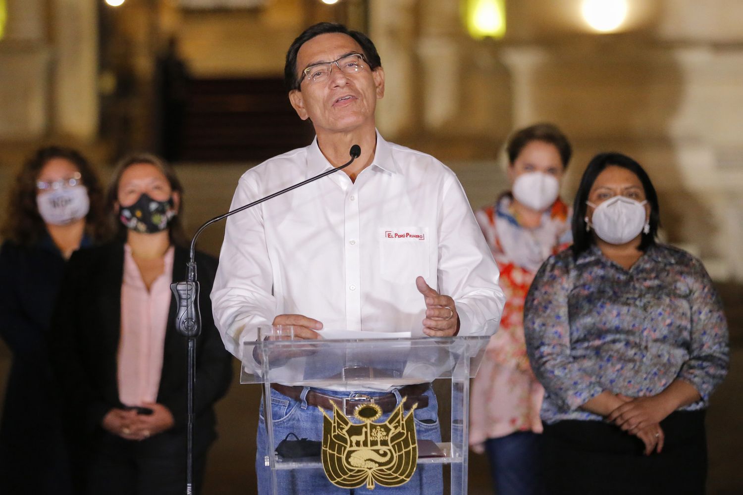 Il presidente peruviano destituito Vizcarra