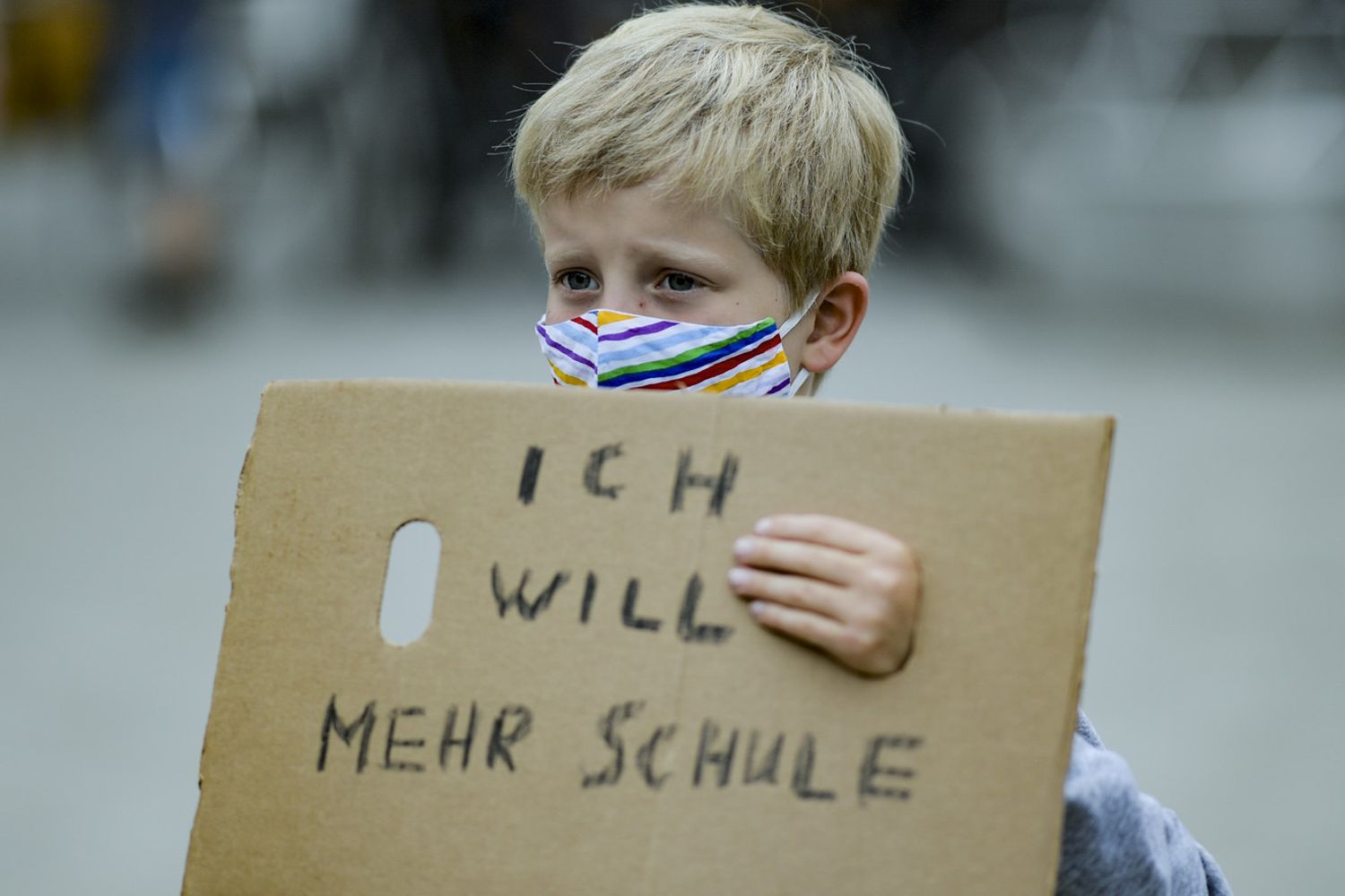 Manifestazione in Germania contro la chiusura delle scuole