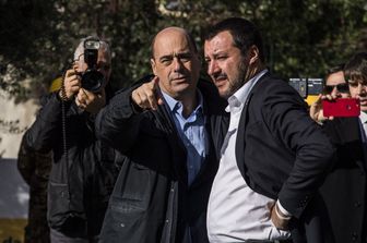 Nicola Zingaretti e Matteo Salvini