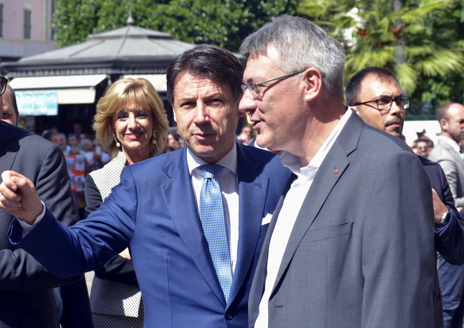 Giuseppe Conte e Maurizio Landini