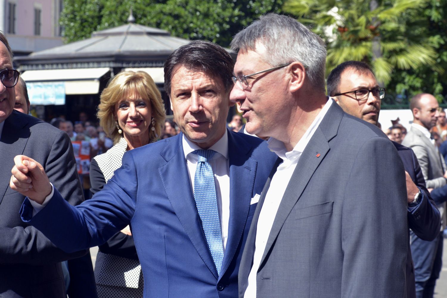 Giuseppe Conte e Maurizio Landini