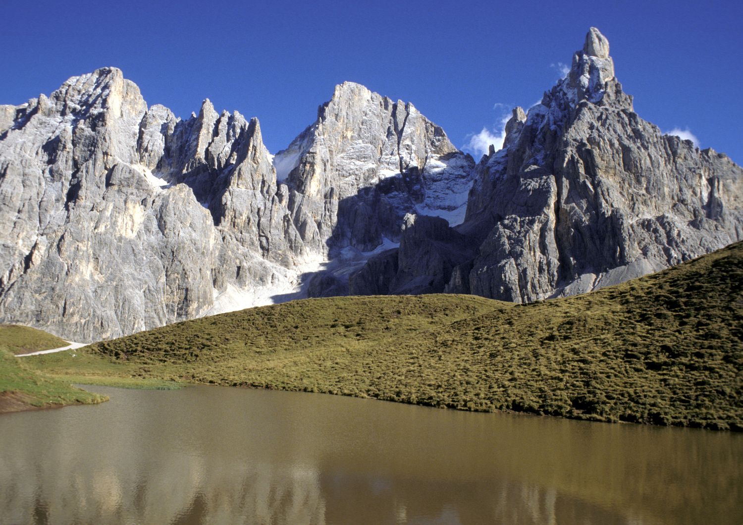 Il passo Rolle, in Trentino