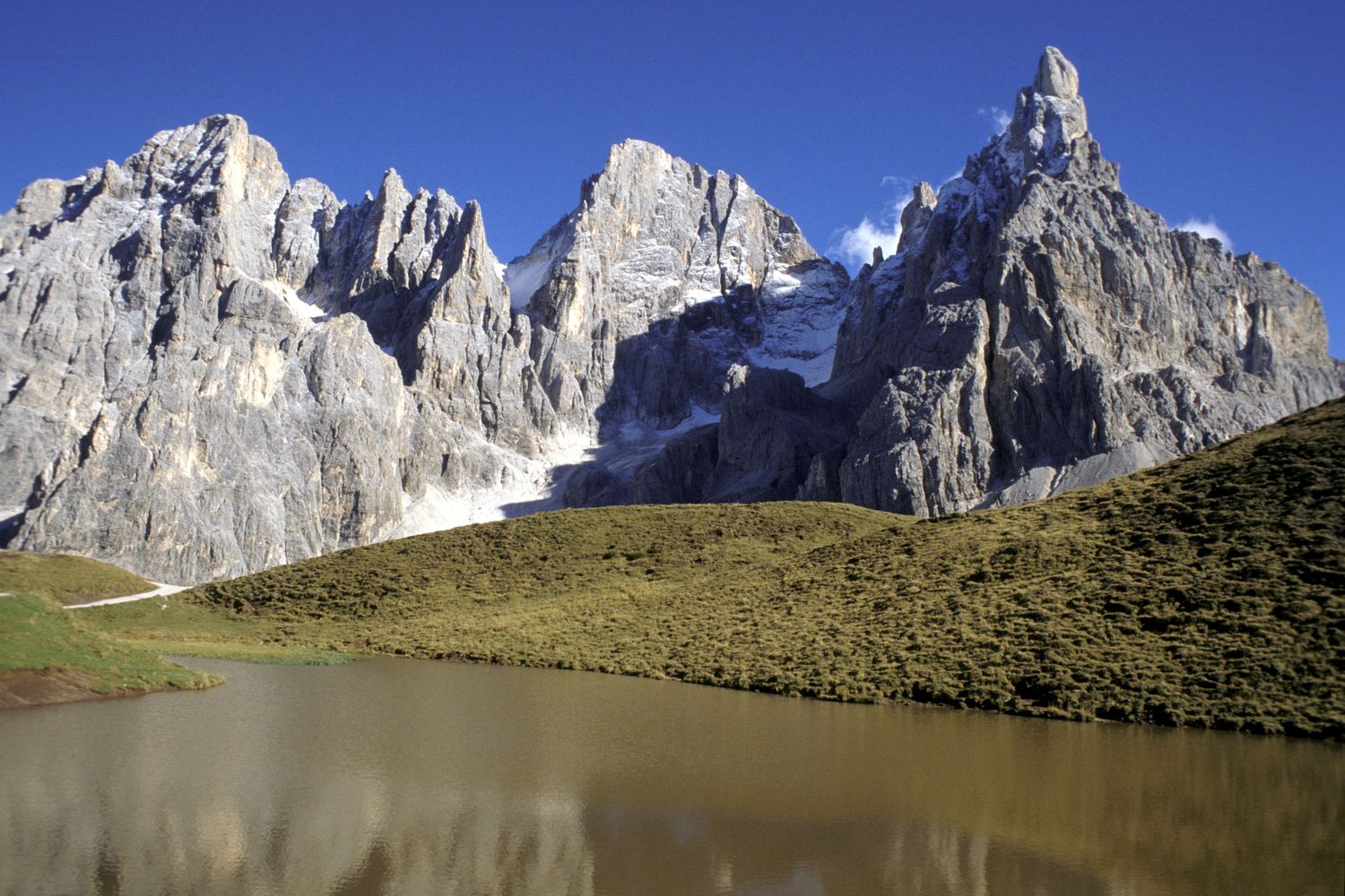 Il passo Rolle, in Trentino
