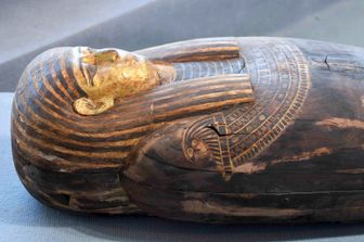 &nbsp;Uno dei sarcofagi scoperti a Saqqara&nbsp;