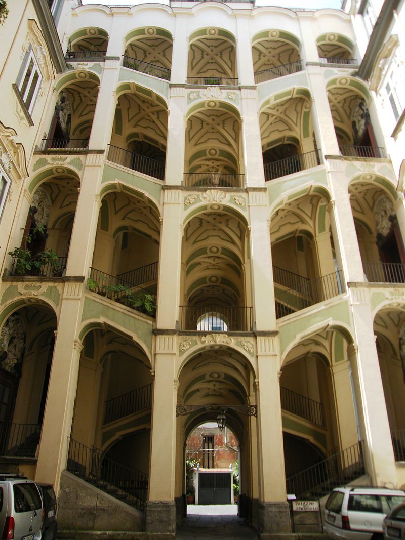 Palazzo Spagnuolo nel rione Sanit&agrave;, a Napoli