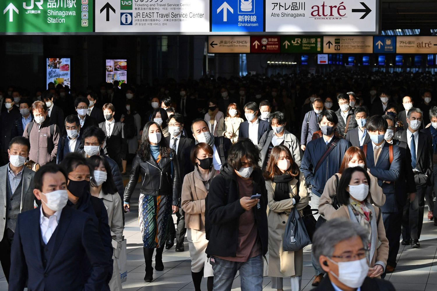 Una stazione ferroviaria giapponese