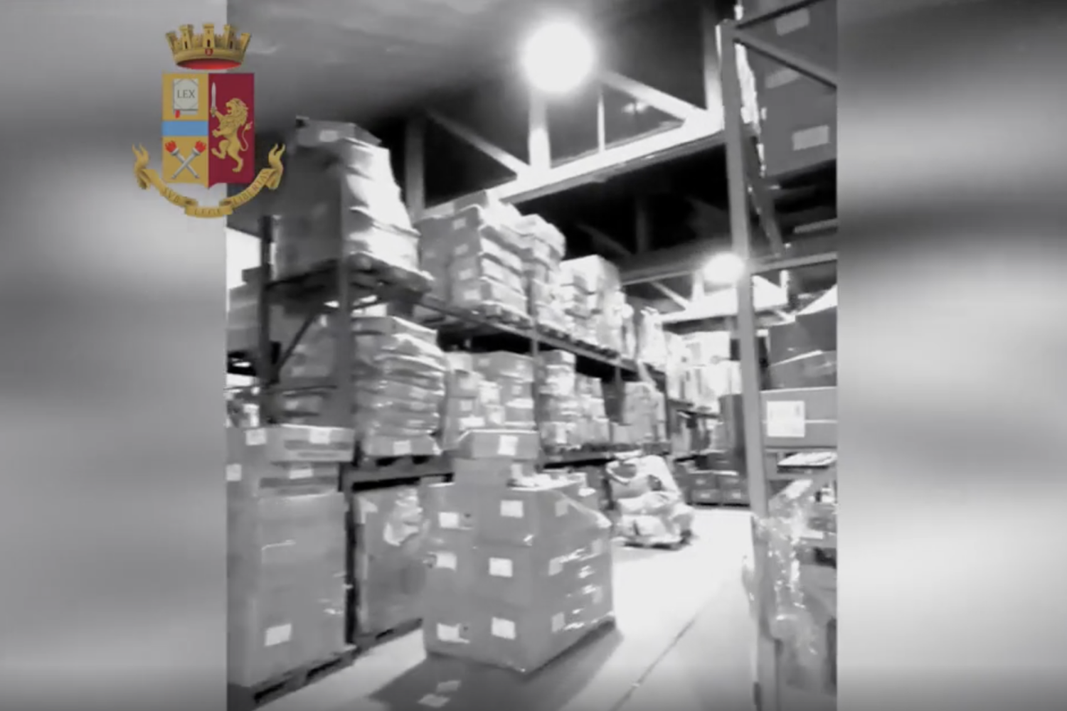 Merce sequestrata durante l'operazione