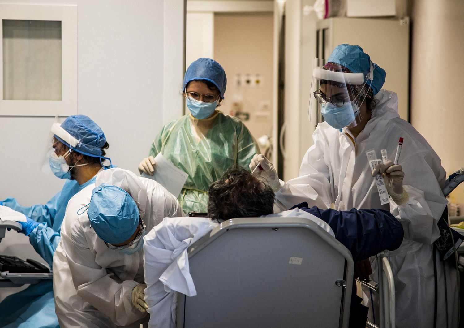 Un caso di sospetto Covid in un pronto soccorso