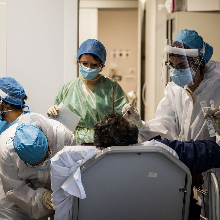 Un caso di sospetto Covid in un pronto soccorso