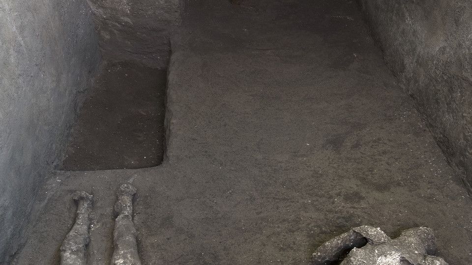 I calchi dei corpi ritrovati a Pompei